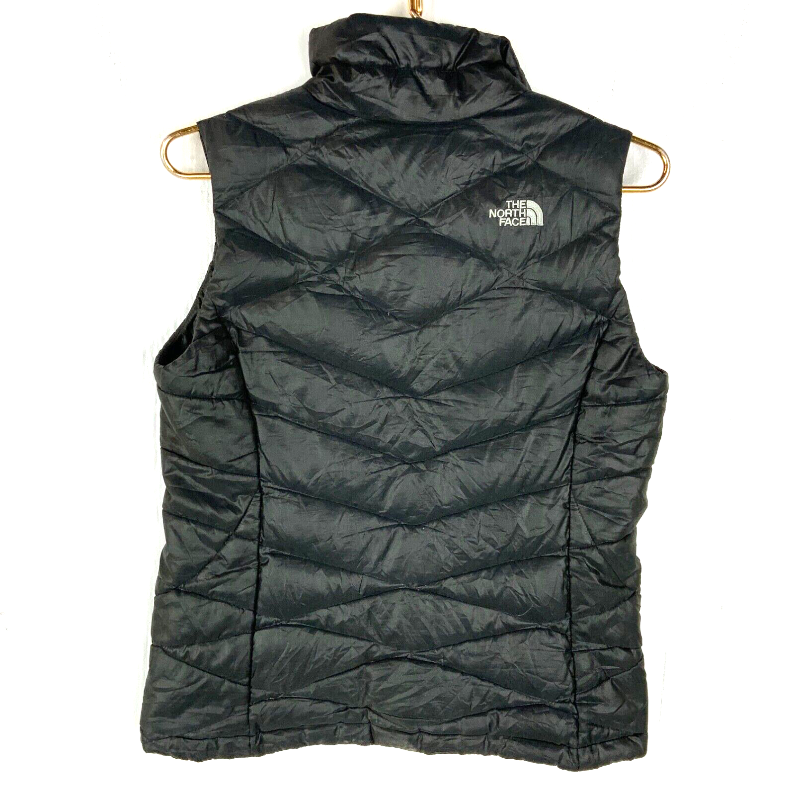 The North Face Women's 550 Down Puffer Vest Size Small Black Full Zip