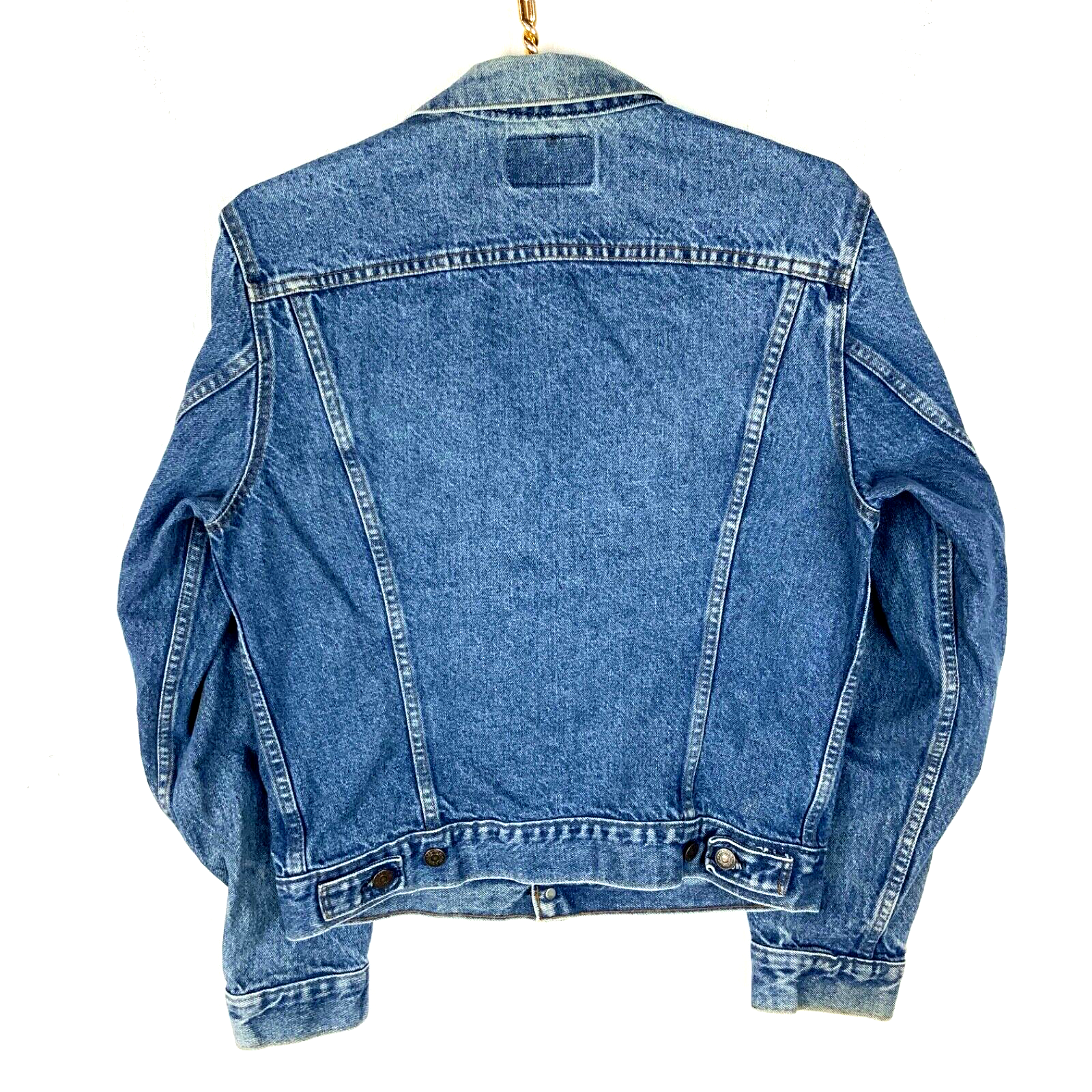 Vintage Levi’s Denim Jean Jacket Size 42L Blue Medium Wash Made Usa 70506