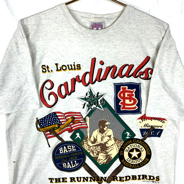 Vintage St Louis Cardinals T-shirt Large 1993 Mlb Single Stitch Double Sided