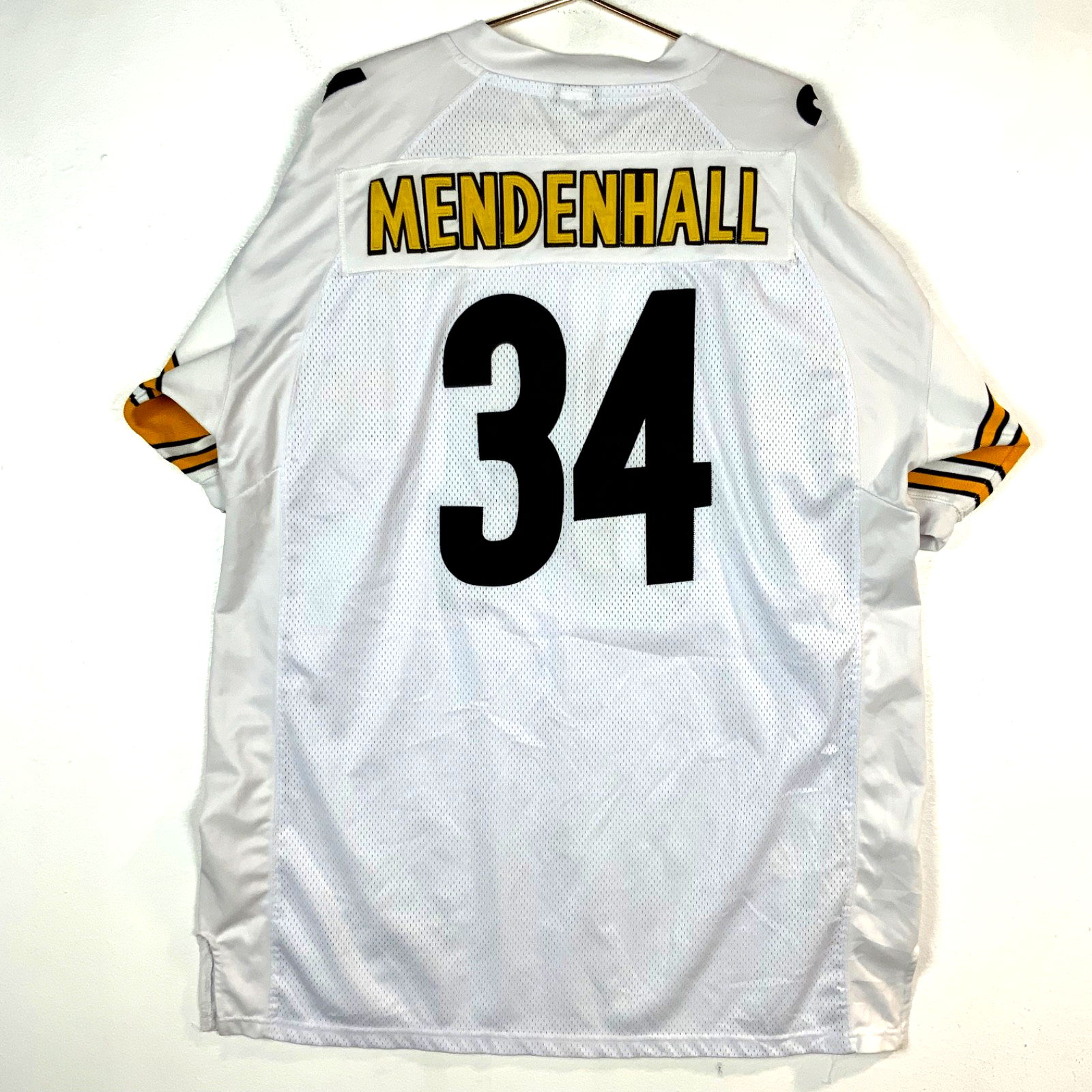 Pittsburgh Steelers Jersey Size 54 Reebok Rashard Mendenhall White Nfl