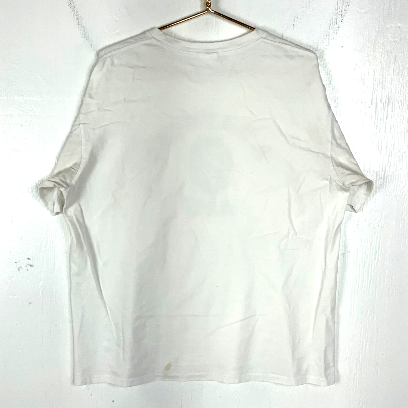Bape Space Camo College T-Shirt 2XL White Single Stitch