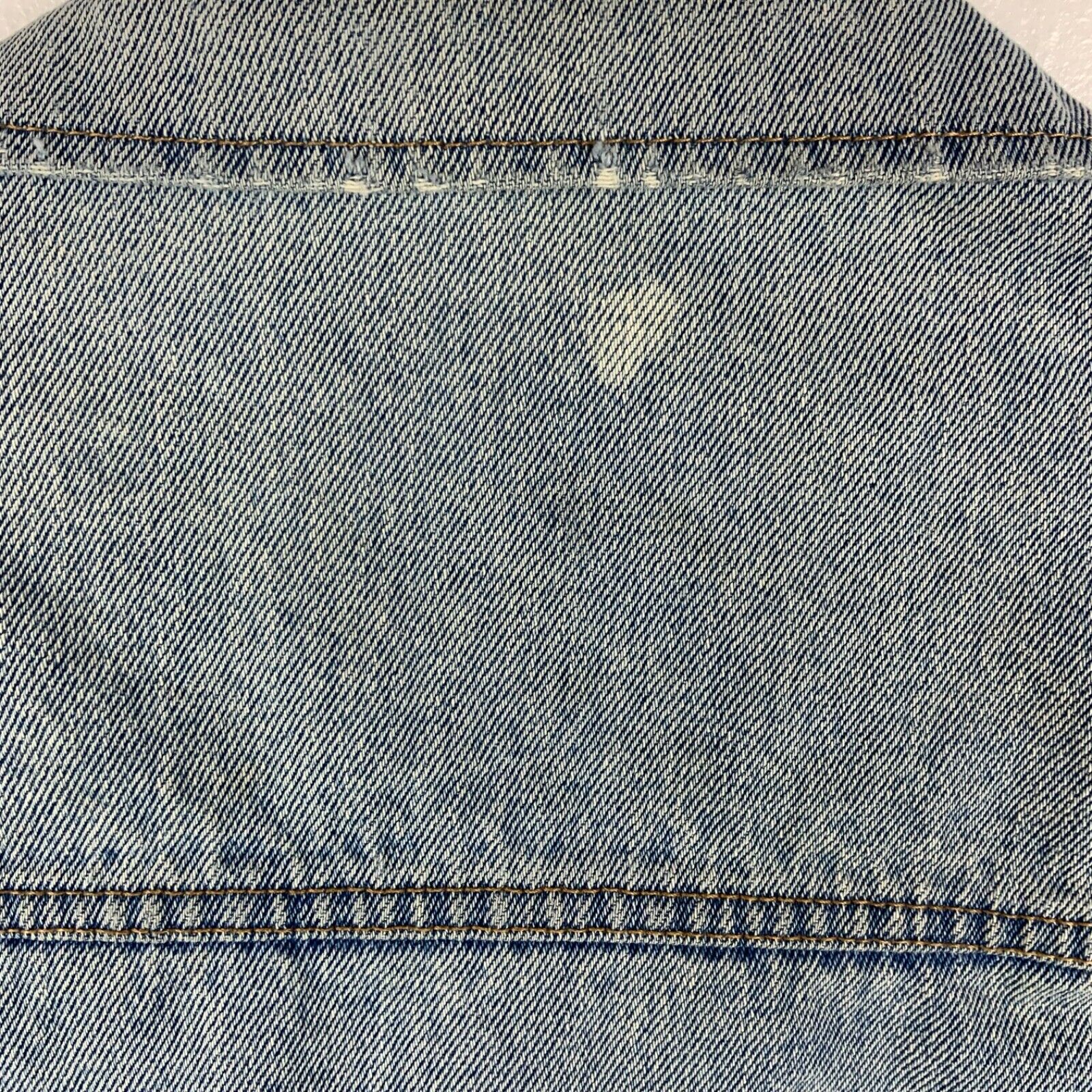 Vintage Wrangler Hero Denim Jean Jacket Medium Blue Light Wash Lined