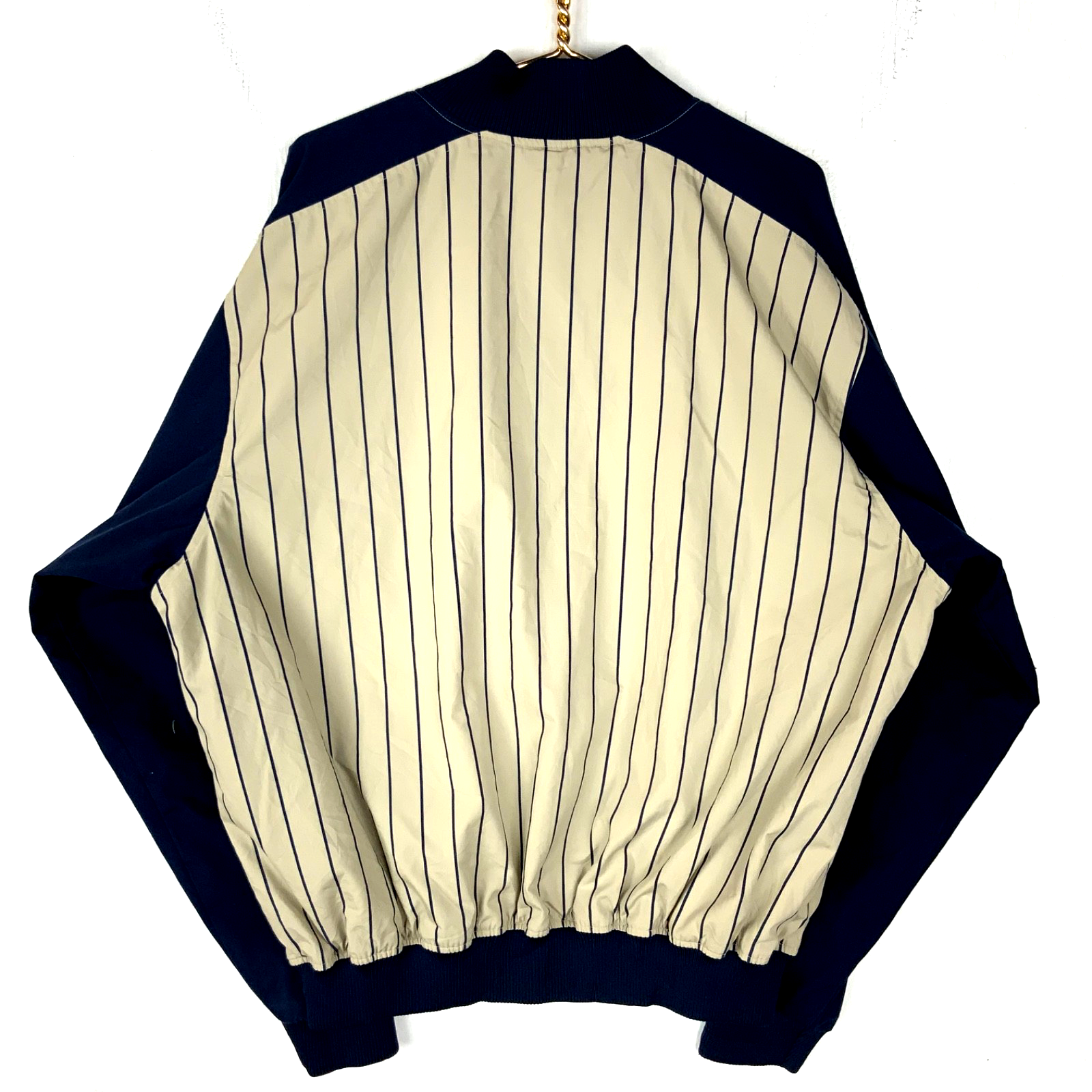 Vintage Cleveland Indians Majestic Jacket 2XL Bomber Blue Mlb Snap Button