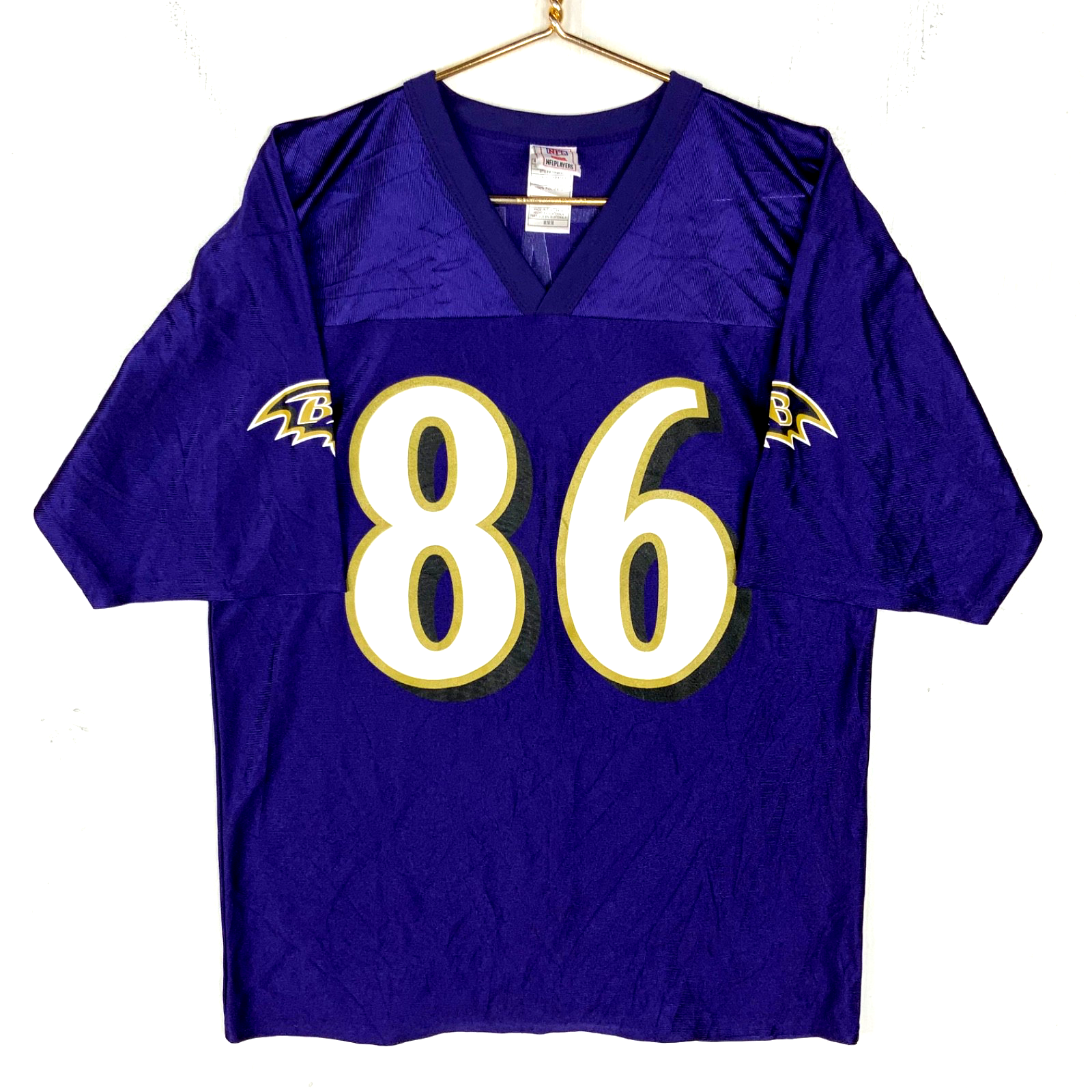 Baltimore Ravens Jersey Medium Todd Heap Purple Nfl