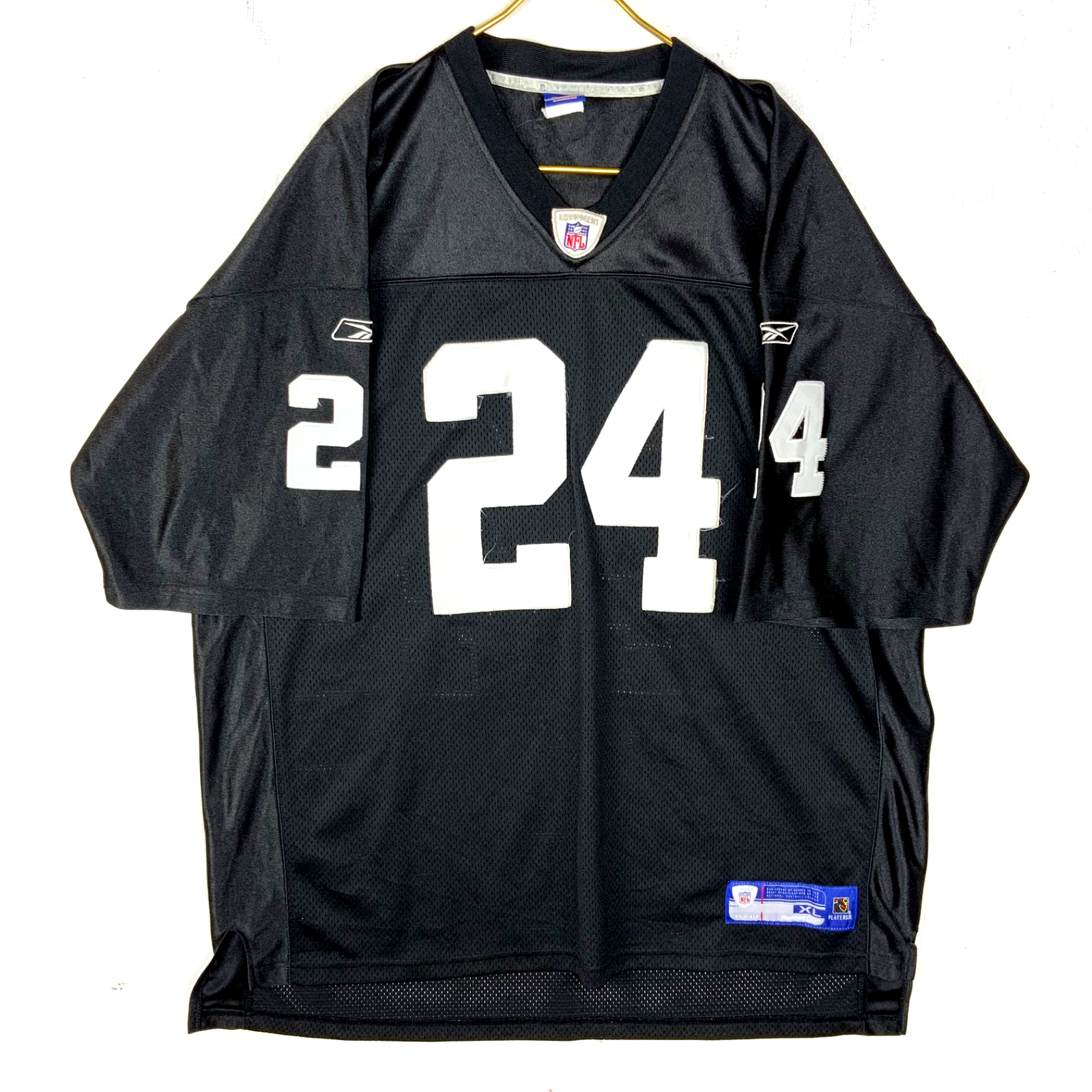Las Vegas Raiders Jersey XL Reebok Charles Woodson Black Nfl