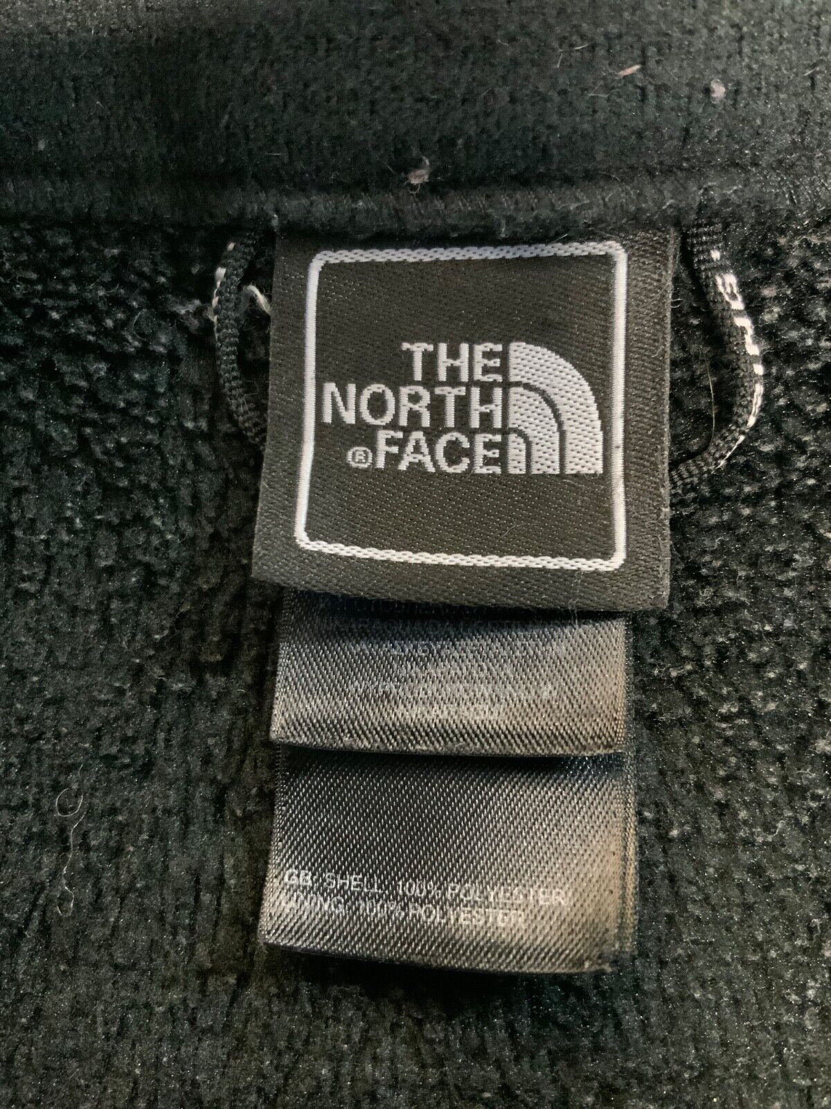 The North Face Fleece Sweater Jacket Medium Black Full Zip