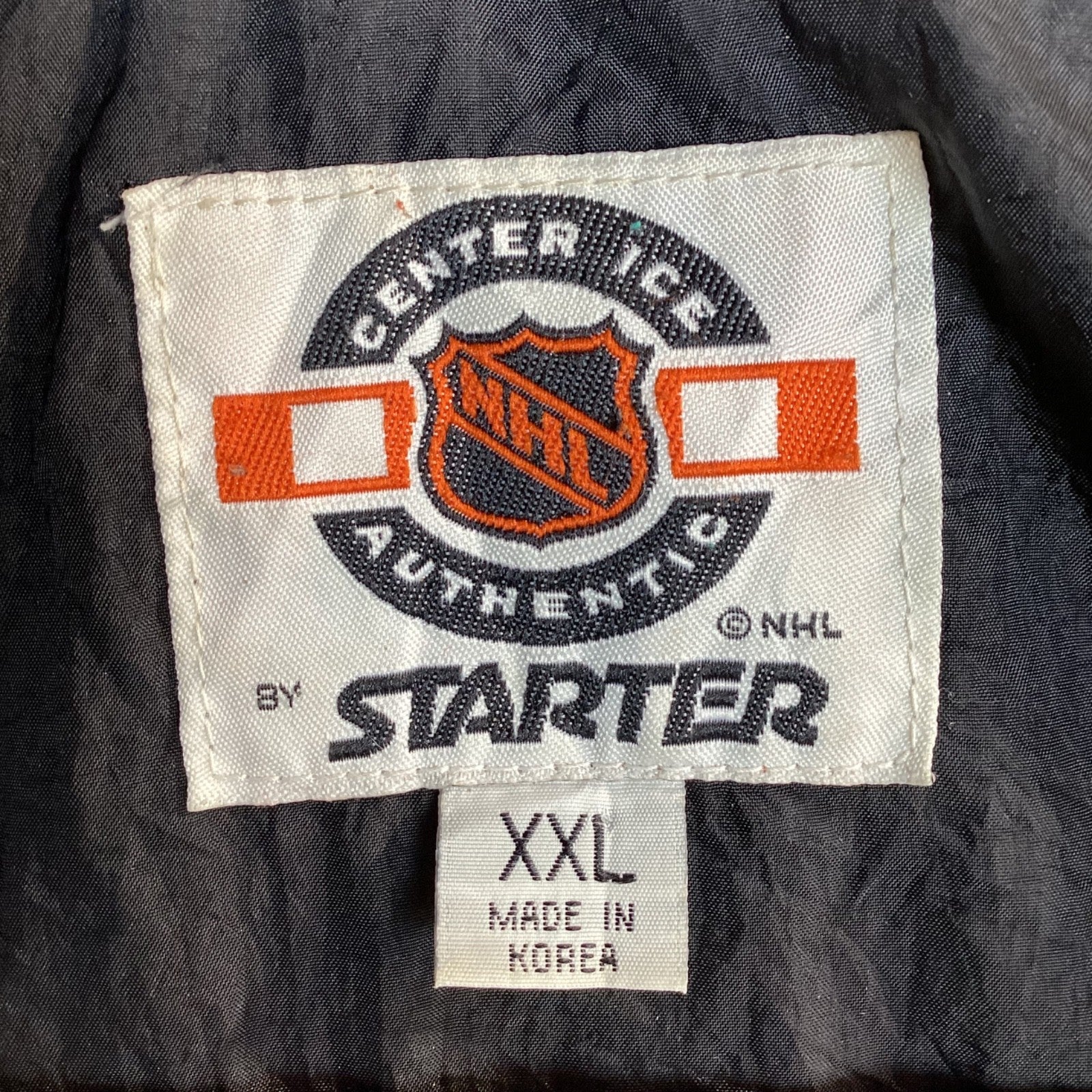 Vintage Starter Detroit Red Wings Windbreaker Jacket Size 2XL Black Full Zip Nhl