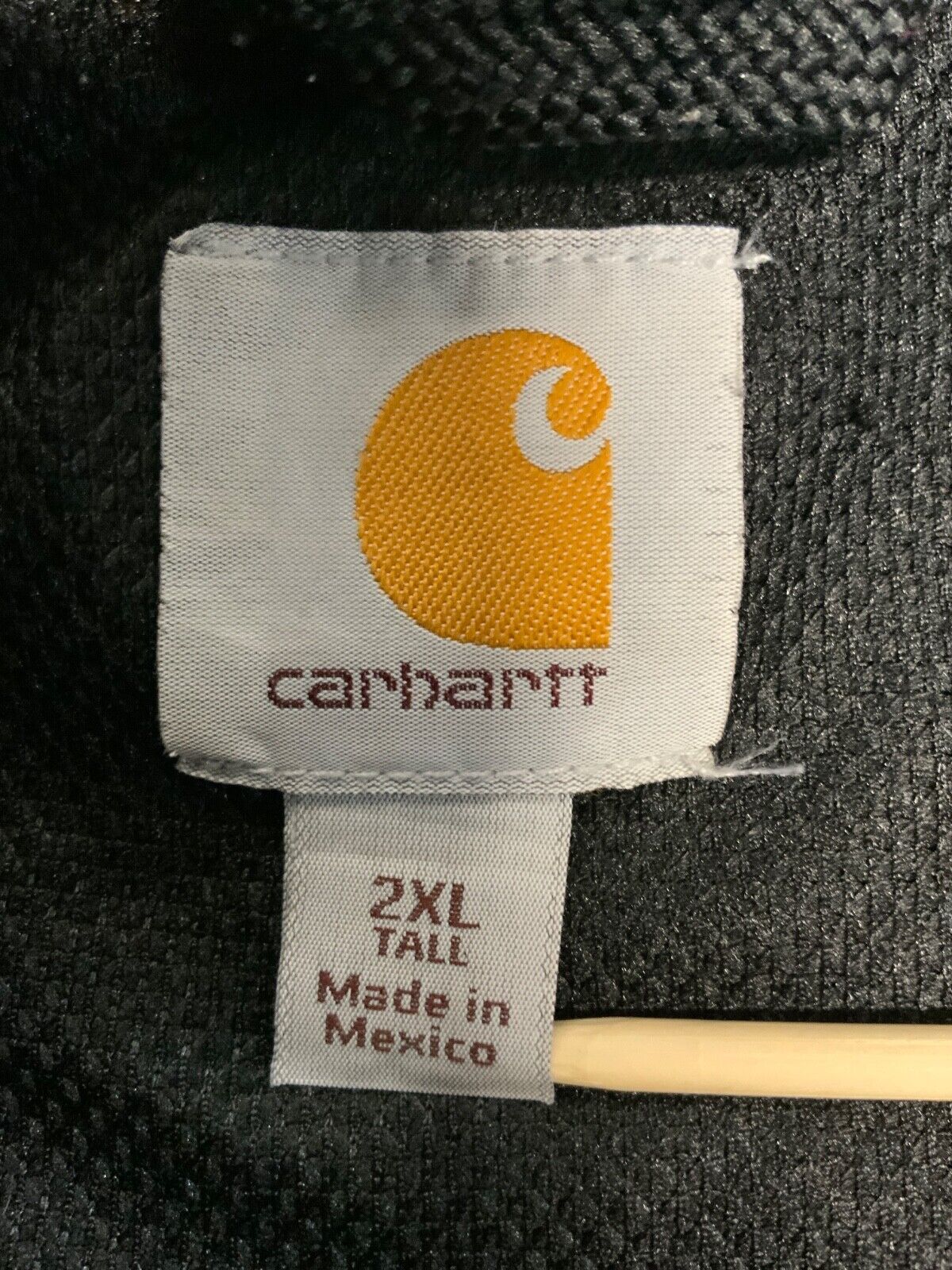 Carhartt Active Lined Sweatshirt Hoodie Jacket 2XL Tall Full Zip Rain Defender