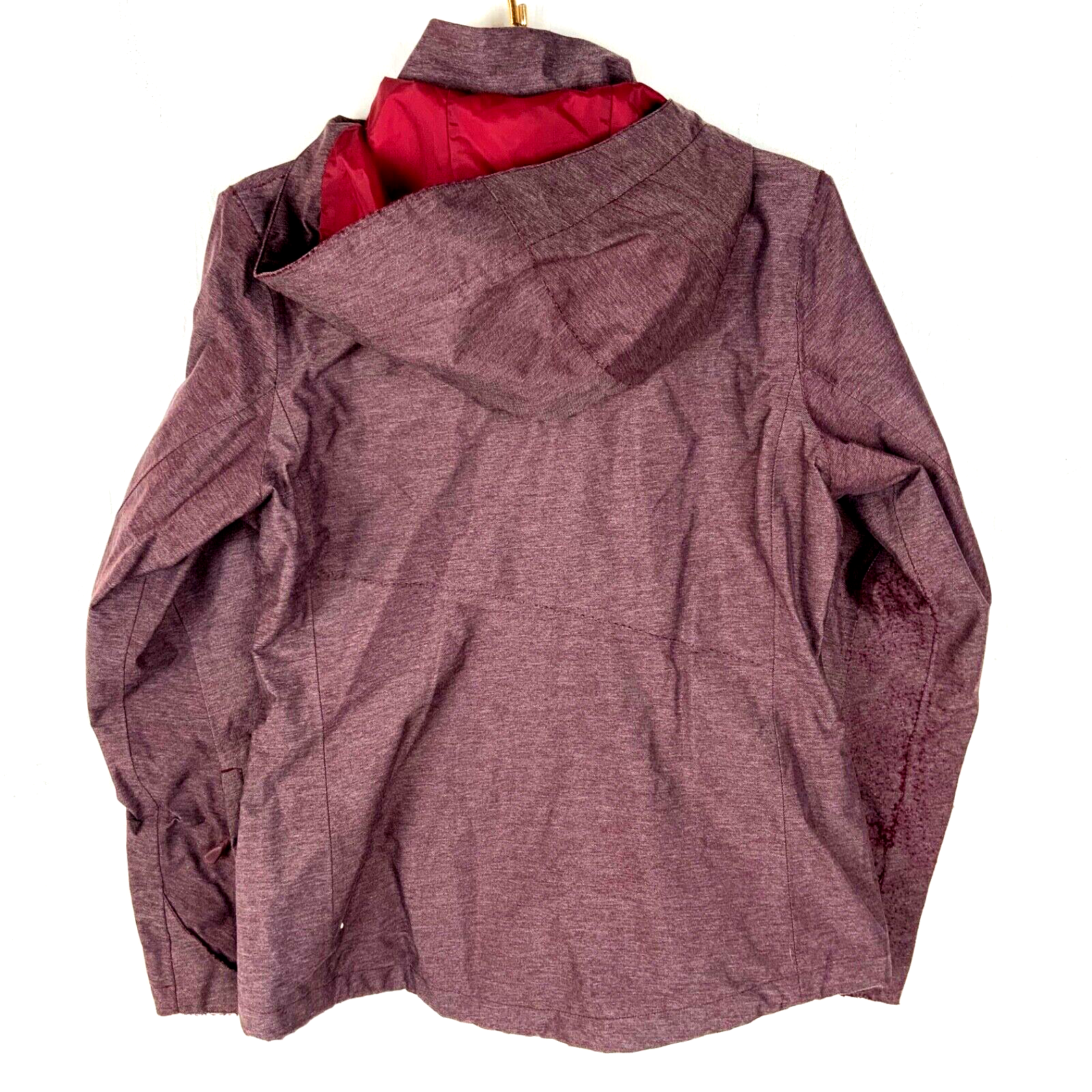 The North Face Women's Dryvent Jacket Medium Burgundy Full Zip Lined