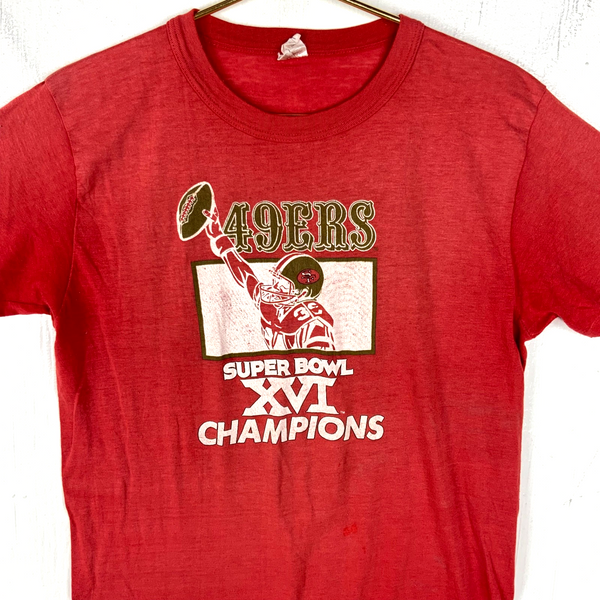 Vintage San Francisco 49ers Super Bowl Champs T-shirt XL Nfl Single Stitch 1981