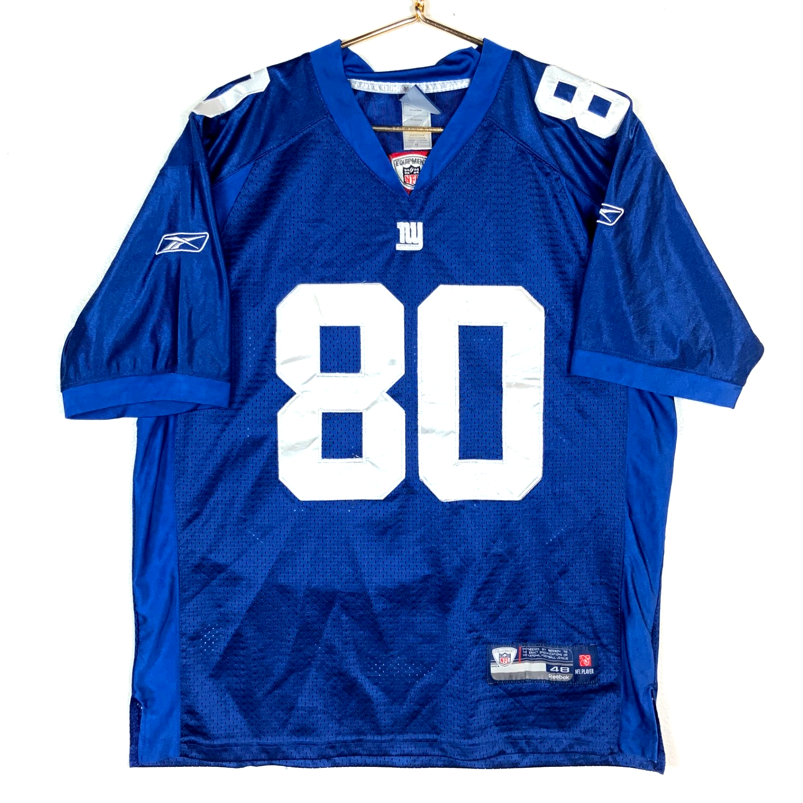 New York Giants Jersey Size 48 Reebok Victor Cruz Blue Nfl