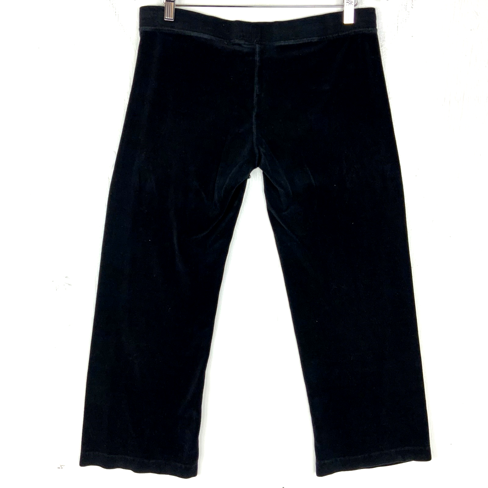 Vintage Juicy Couture Velour Women's Sweat Pants Medium Black Y2k
