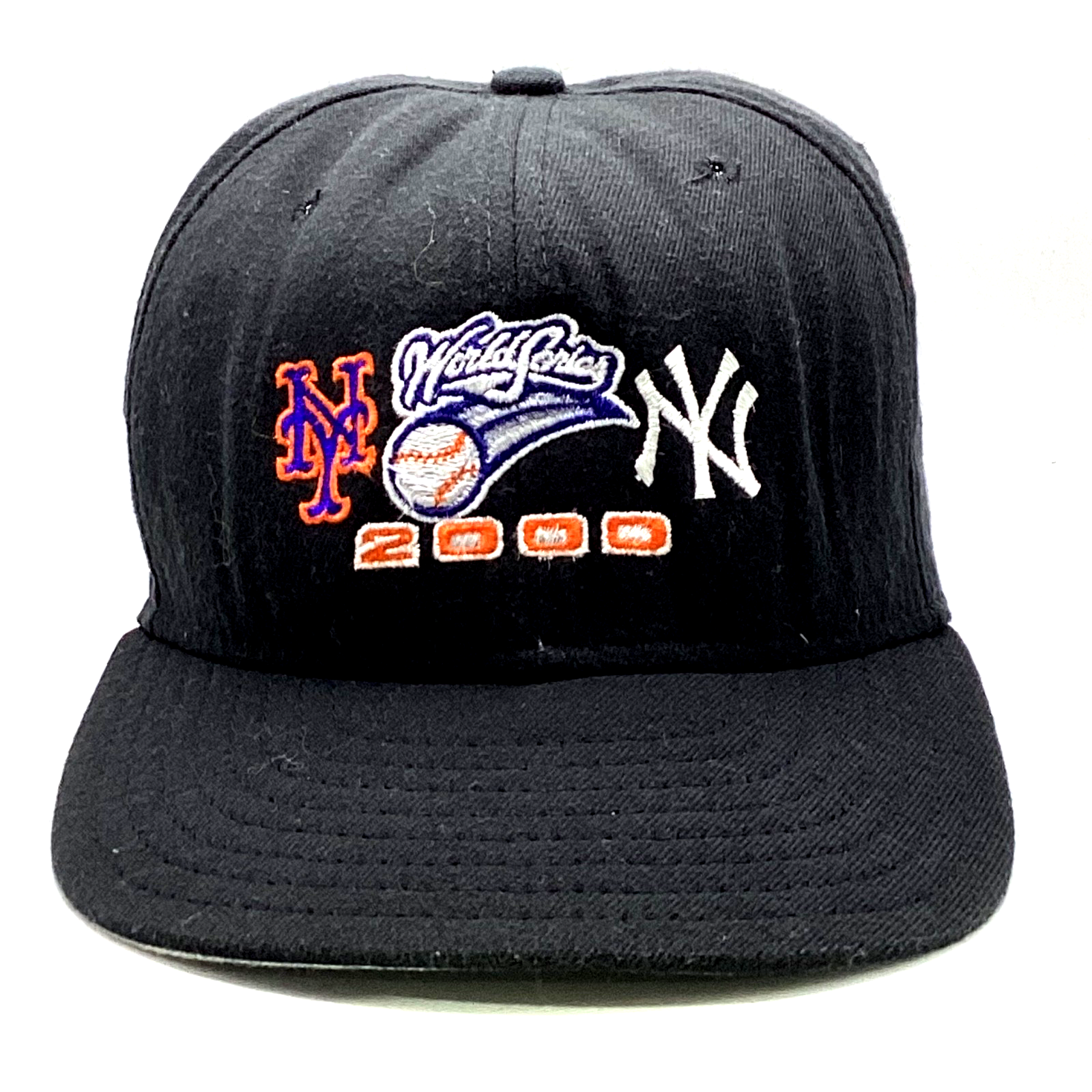 Vintage New York Mets Vs Yankees World Series New Era SnapBack Hat Cap Mlb Usa
