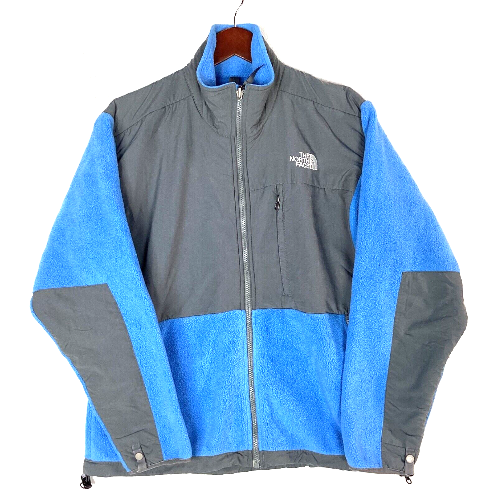 The North Face Polartec Fleece Sweater Jacket Womens Medium Blue Full Zip