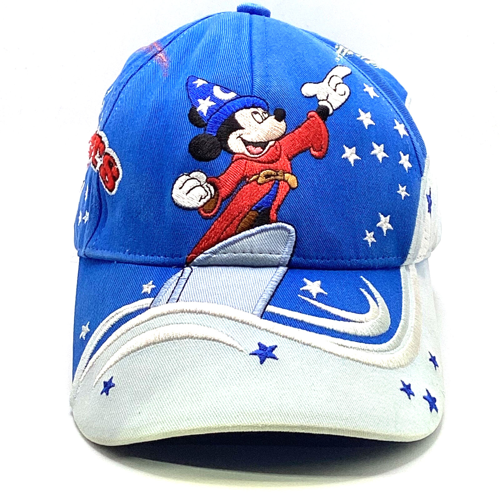 Vintage Disney World Mickey Mouse Sorcerer Strapback Hat Cap Adjustable Youth