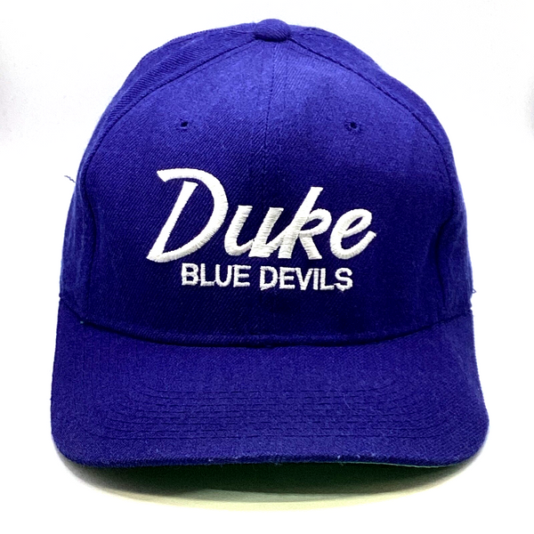 Vintage Duke Blue Devils Sport Specialties Script SnapBack Hat Ncaa Wool