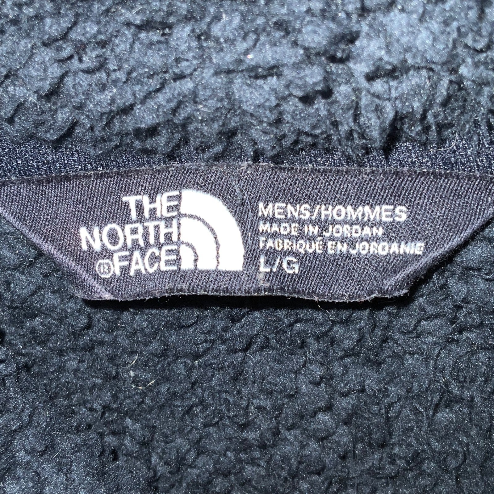 The North Face Fleece Sweater Jacket Size Large Blue Hooded Half Zip