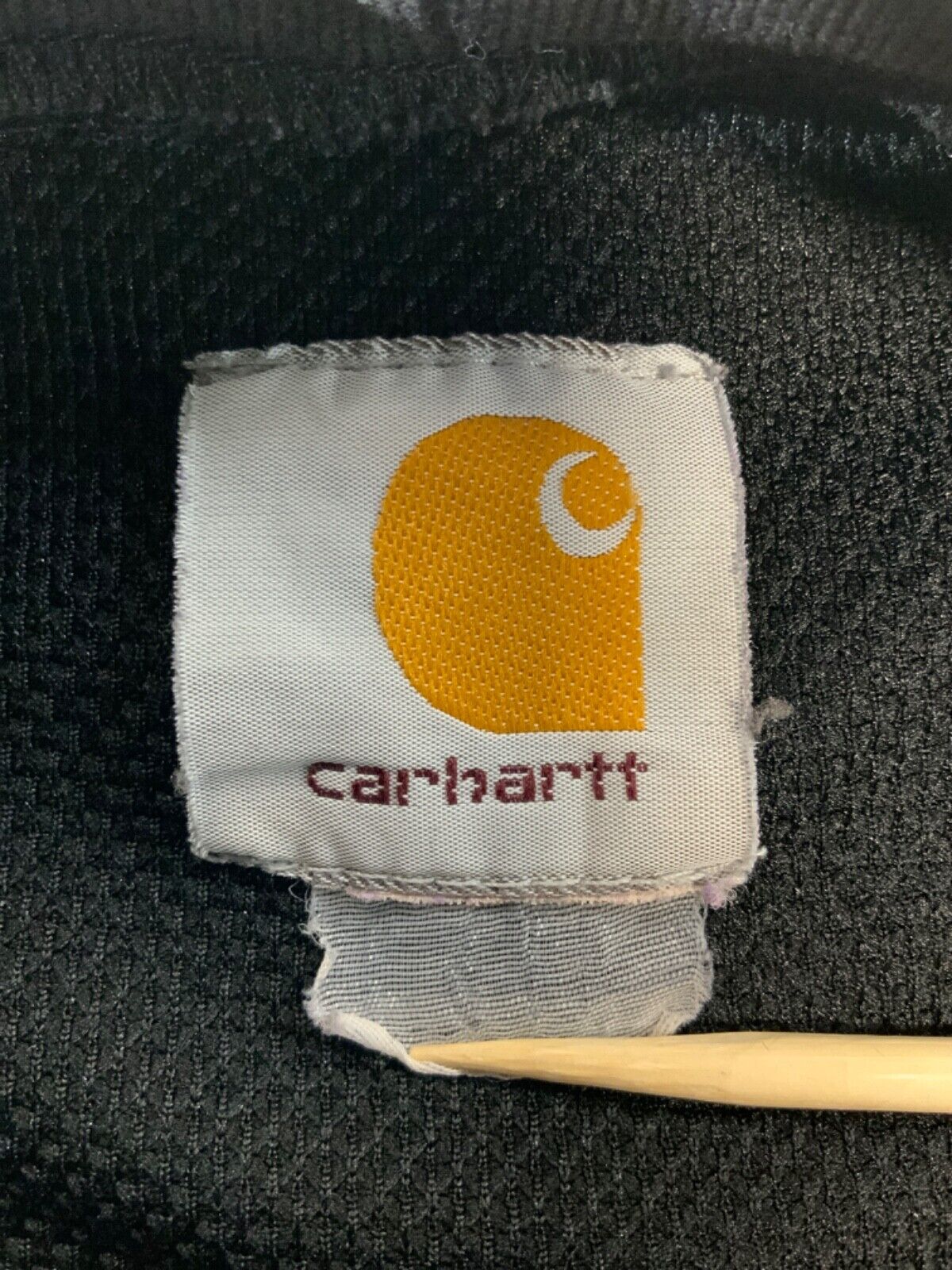 Vintage Carhartt Active Lined Sweatshirt Crewneck Jacket 2XL Black Workwear