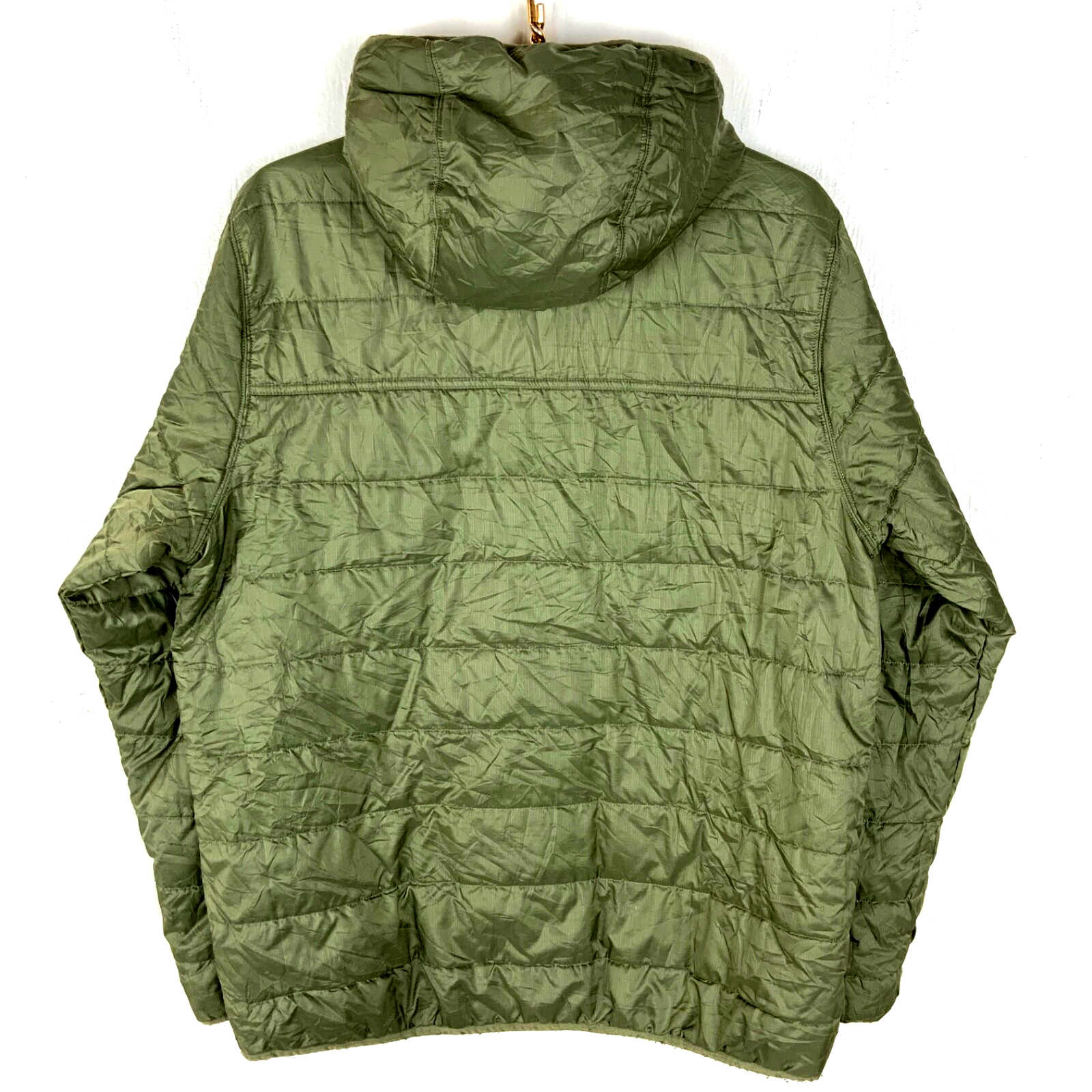Vintage Nike Puffer Jacket Medium Green Full Zip
