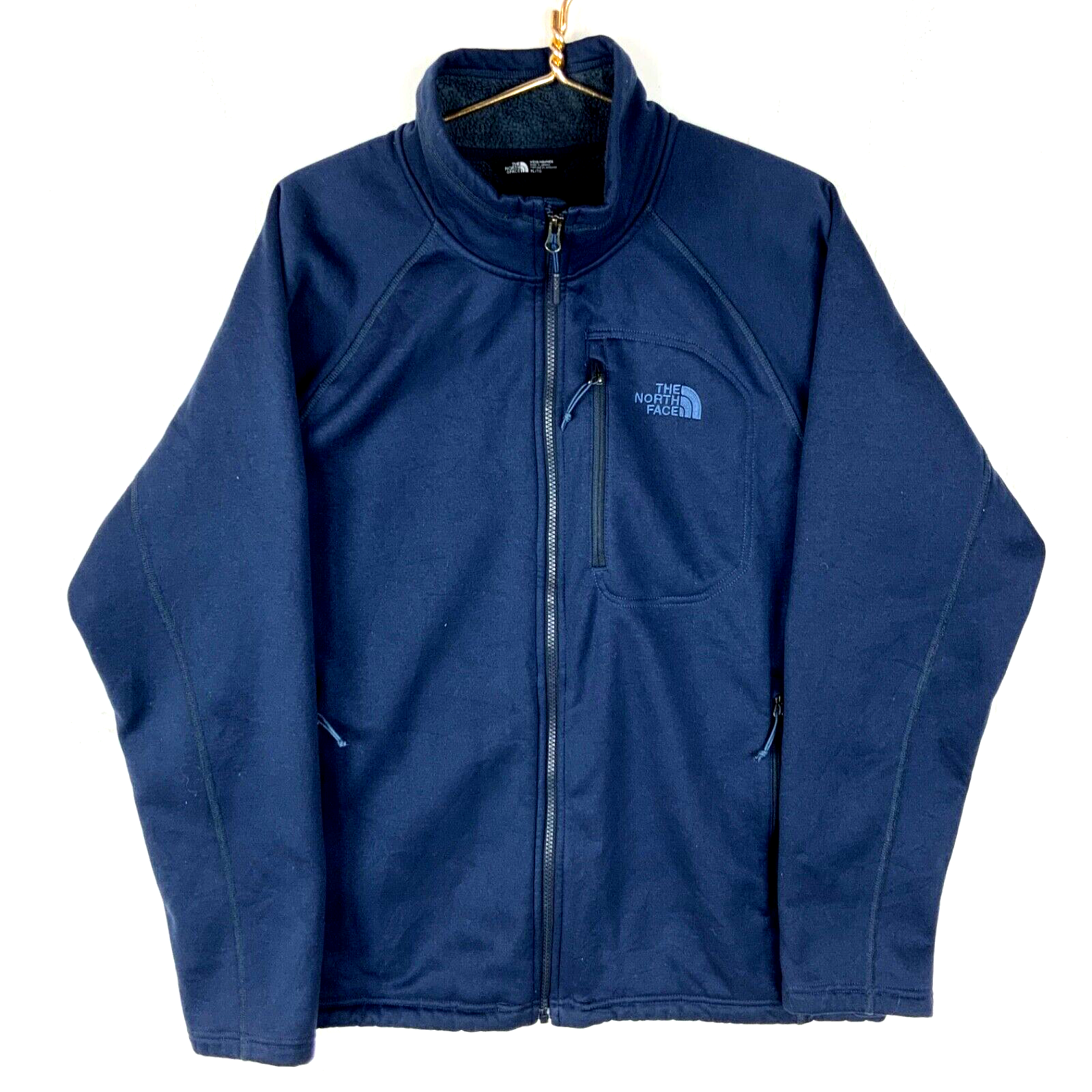The North Face Timber Fleece Sweater Jacket XL Blue Full Zip