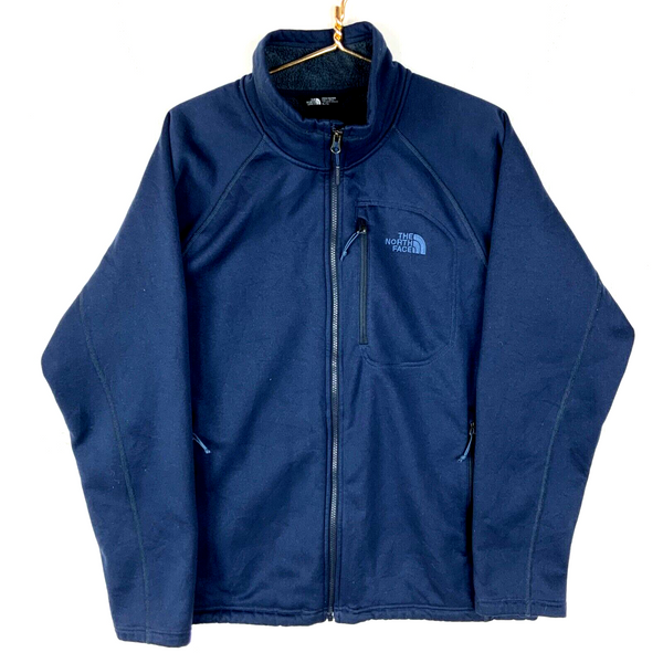 The North Face Timber Fleece Sweater Jacket XL Blue Full Zip