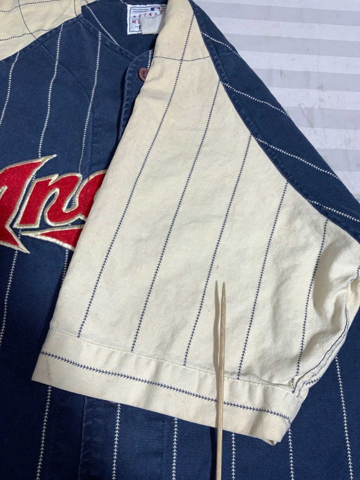 Vintage Cleveland Indians Jersey XL Mirage Genuine Merchandise Mlb Albert Belle
