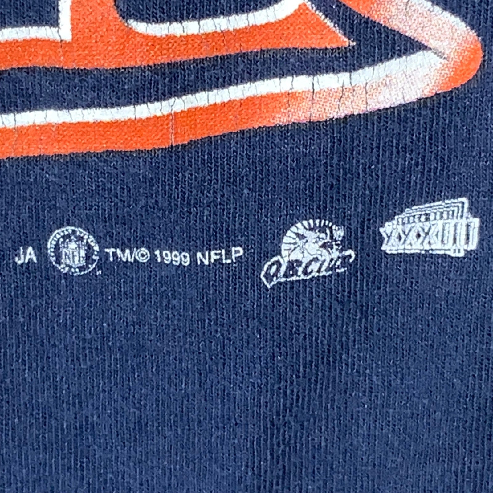 Vintage Denver Broncos T-Shirt XL Nfl Super Bowl Champs 1998 Back To Back 90s