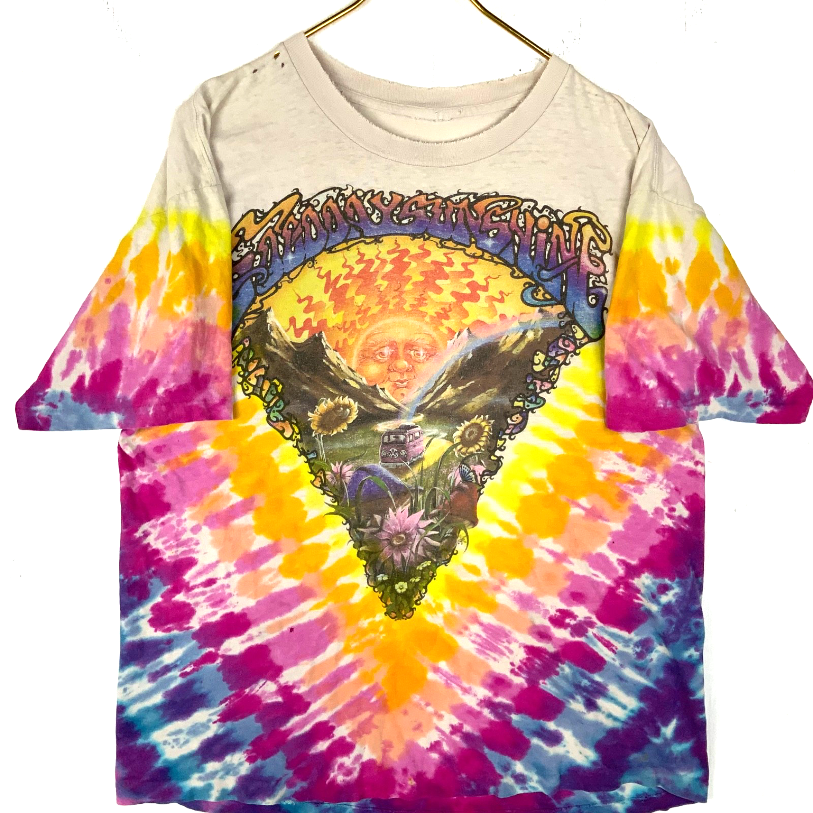 Vintage The Grateful Dead T-Shirt Large Tie-Dye Good Day Sunshine 90s
