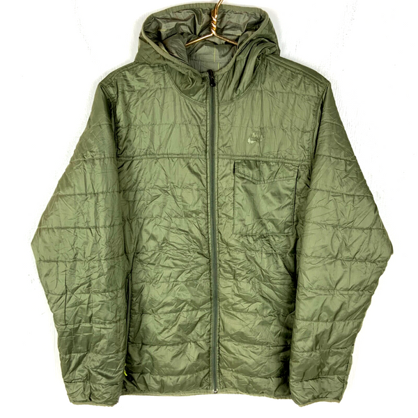 Vintage Nike Puffer Jacket Medium Green Full Zip