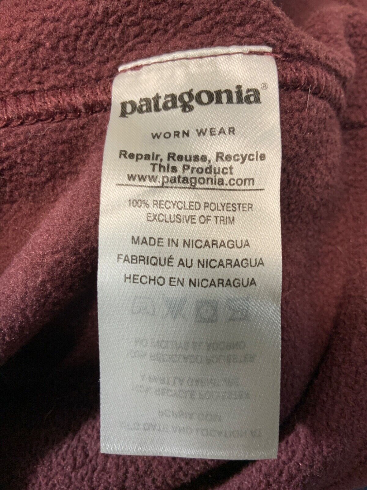Patagonia Fleece Better Sweater Jacket Women’s Small Red Full Zip