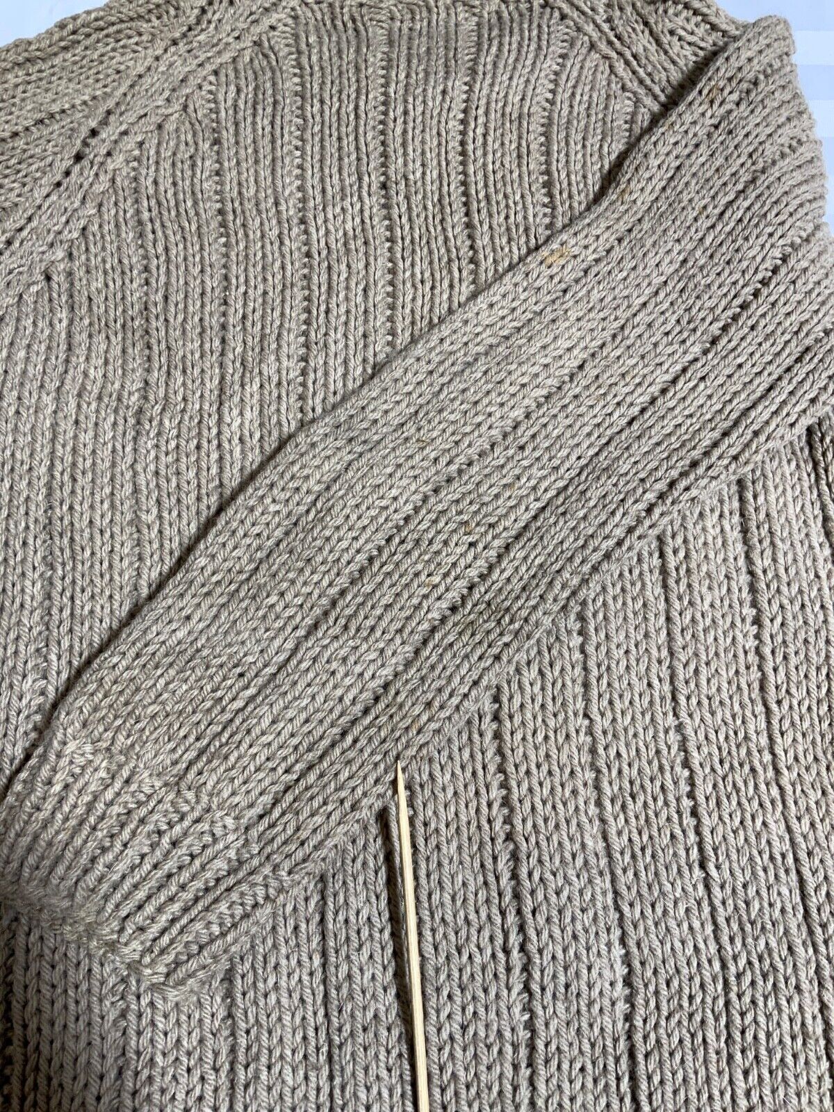 Vintage Sears Cable Knit Wool Sweater Womens Medium Made In Italy Cardigan 80s