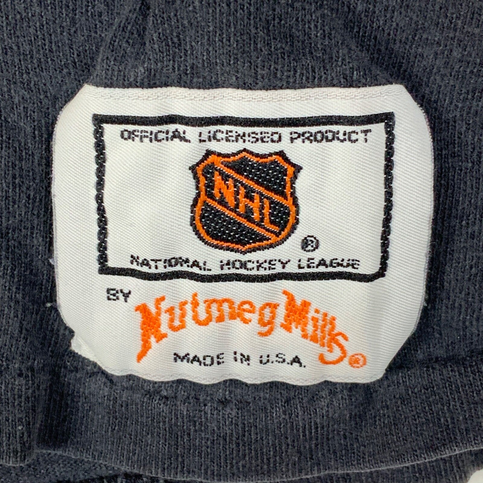Vintage Washington Capitals Nutmeg T-shirt Medium Single Stitch 1989 Nhl 1980s