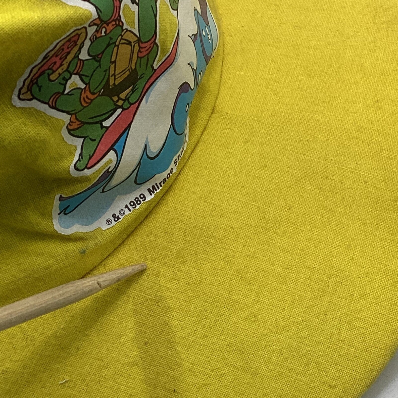 Vintage Teenage Mutant Ninja Turtles Universal Painters Hat Cap Made In Usa
