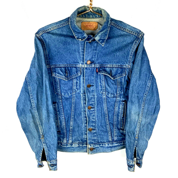 Vintage Levi’s Denim Jean Jacket Size 38 Blue Medium Wash 70506 Made Usa