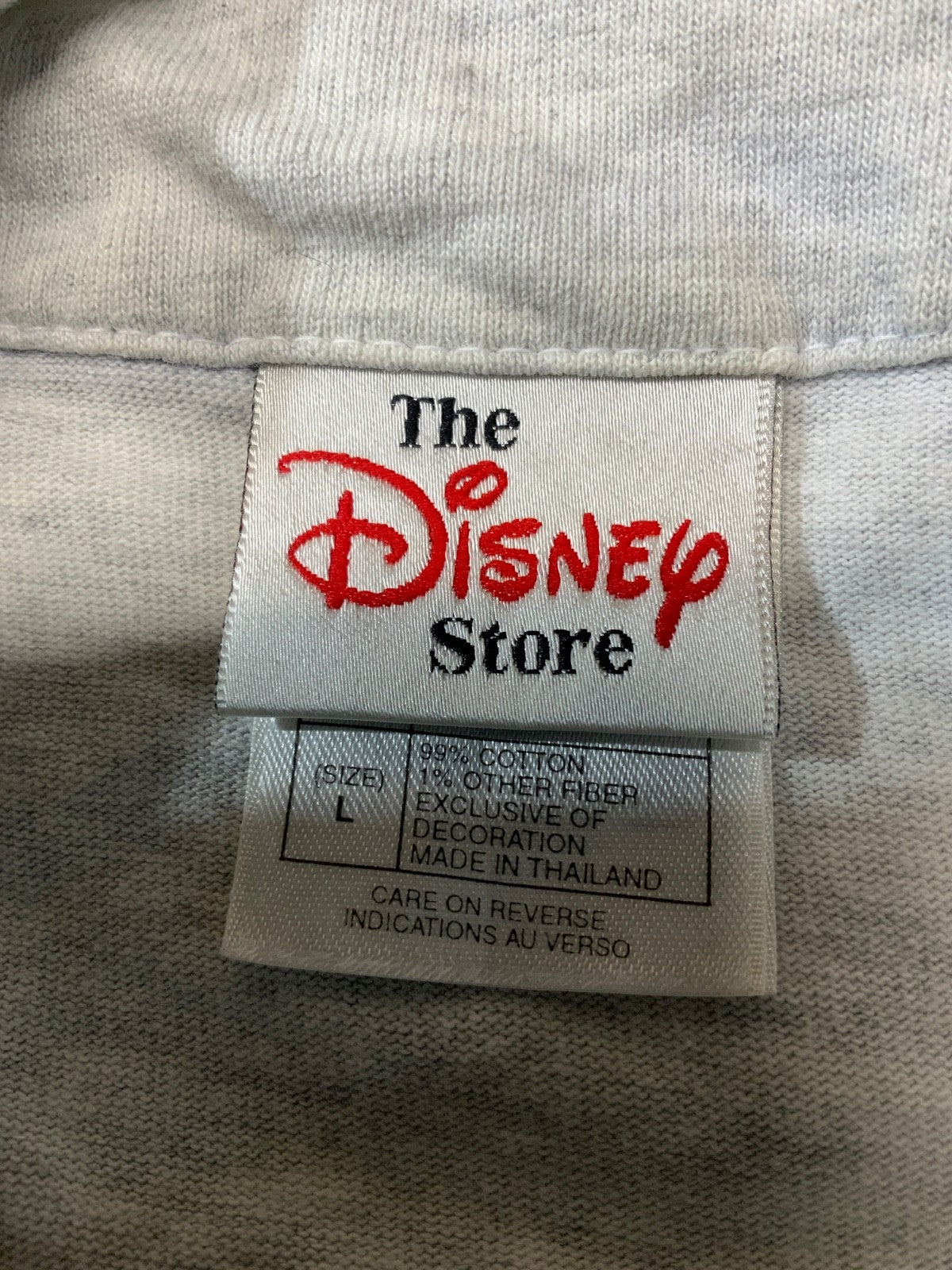 Vintage Goofy Disney Baseball Jersey Large Gray 90s
