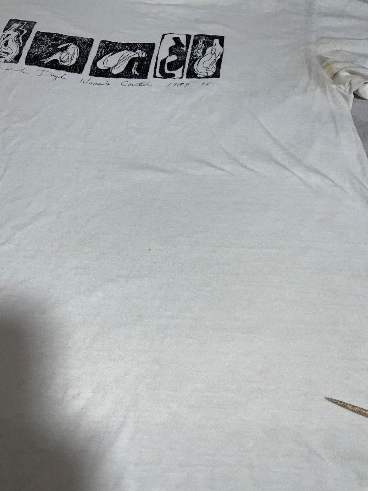 Vintage Sarah Doyle Women’s Center T-Shirt Large Single Stitch 1990 Made Usa