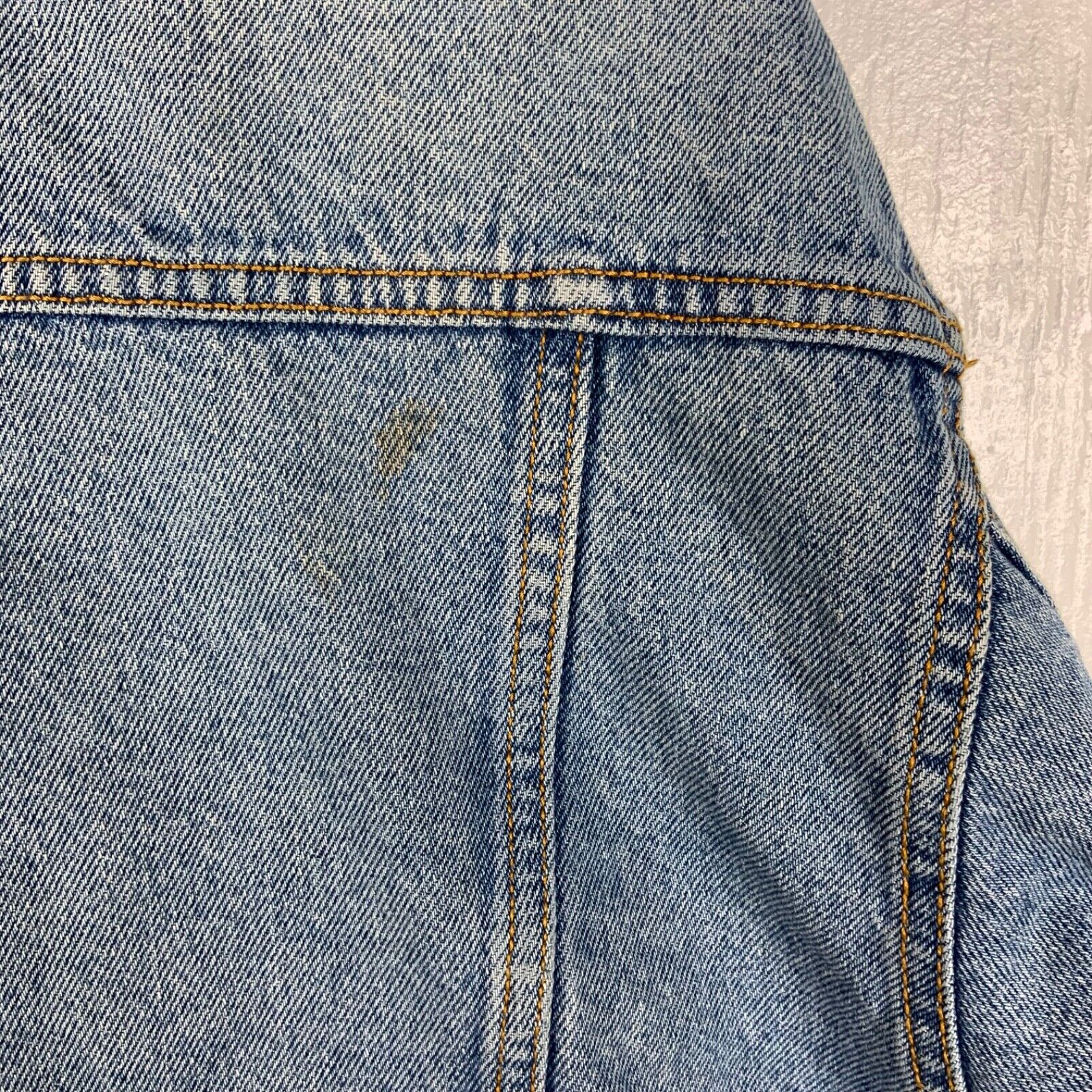 Vintage Mickey Mouse Denim Jean Jacket Large Light Wash Disney 90s