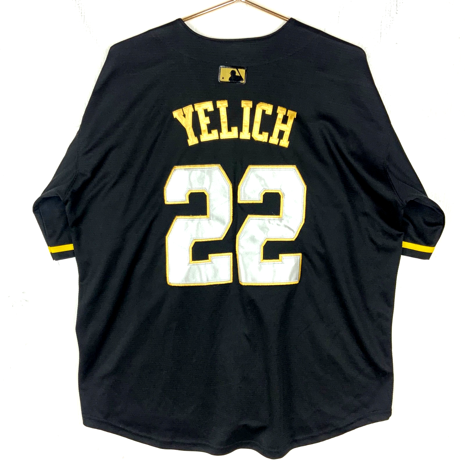 Milwaukee Brewers Jersey XL Nike Christian Yelich Black Gold Mlb