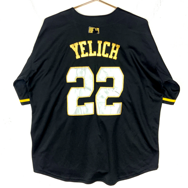 Milwaukee Brewers Jersey XL Nike Christian Yelich Black Gold Mlb