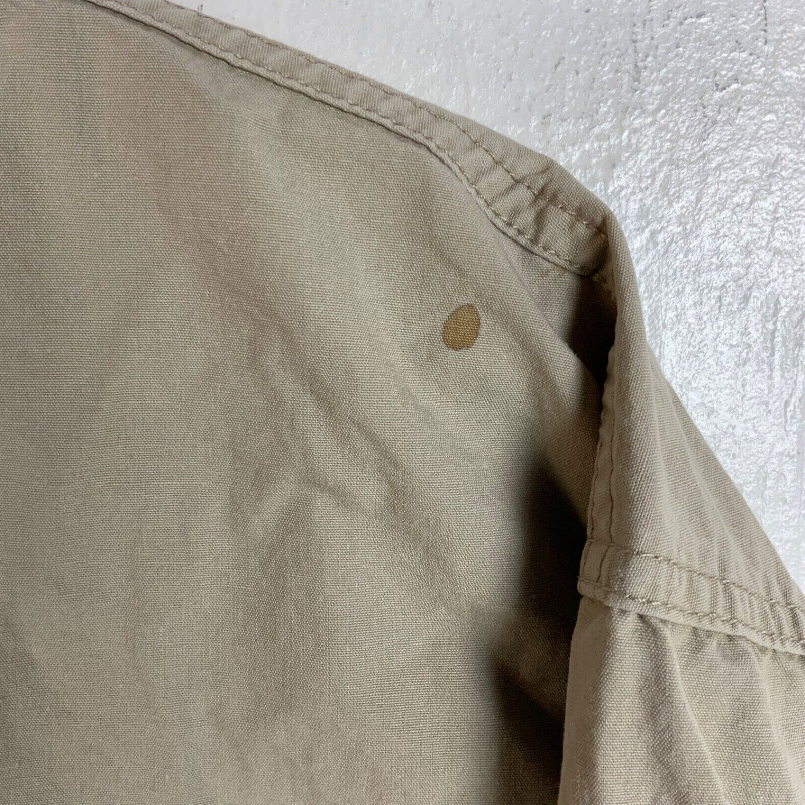 Vintage Tommy Hilfiger Harrington Jacket Large Beige Full Zip 90s