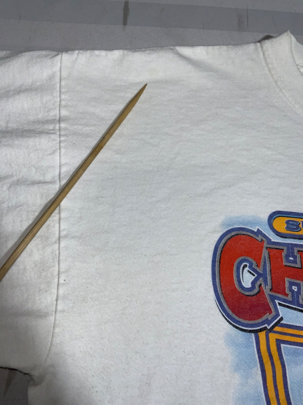 Vintage Denver Broncos Starter T-Shirt XL White Nfl Super Bowl Xxxiii Champs 90s