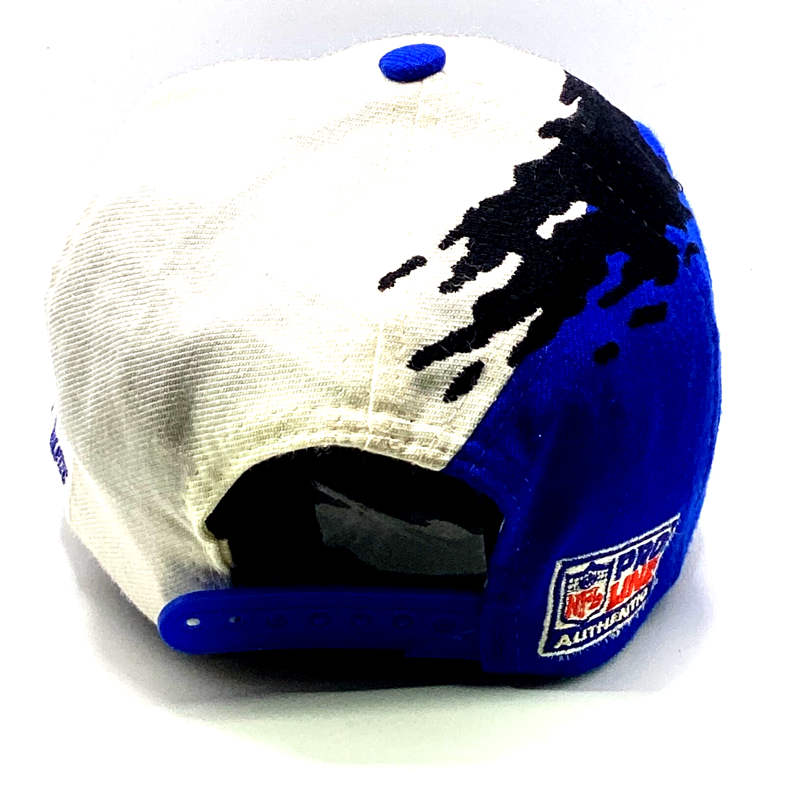 Vintage Indianapolis Colts Logo Athletic Splash Snapback Hat Cap Adjustable Nfl