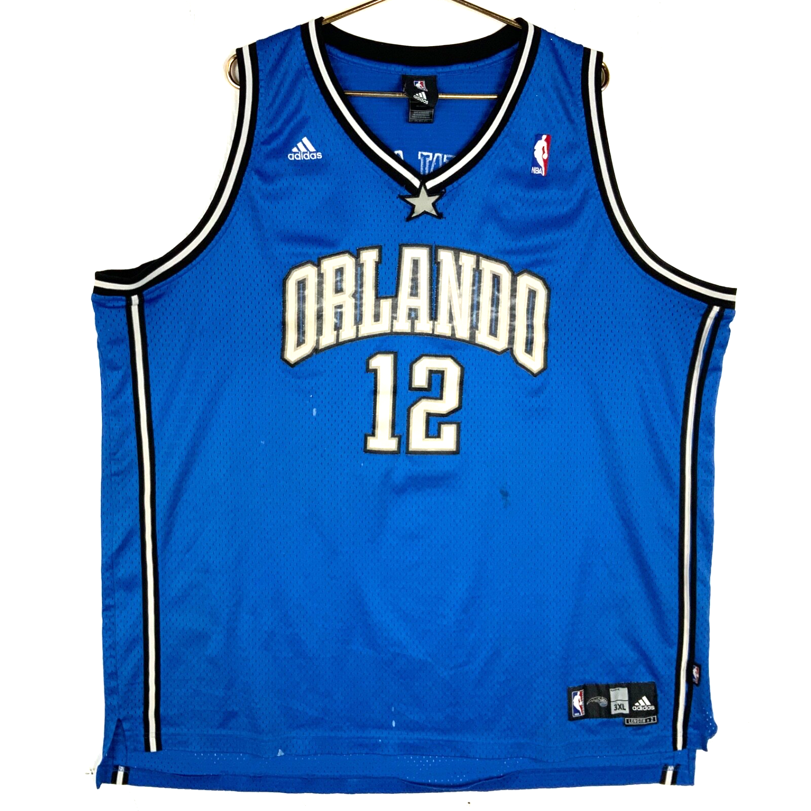 Orlando Magic Adidas Jersey Size 3XL Blue Nba Authentics Dwight Howard