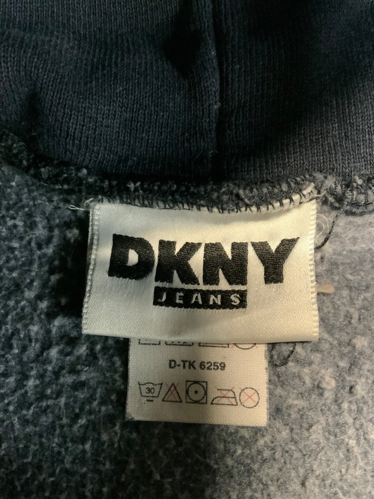 Vintage Dkny Sweatshirt Hoodie Medium Gray 90s Streetwear