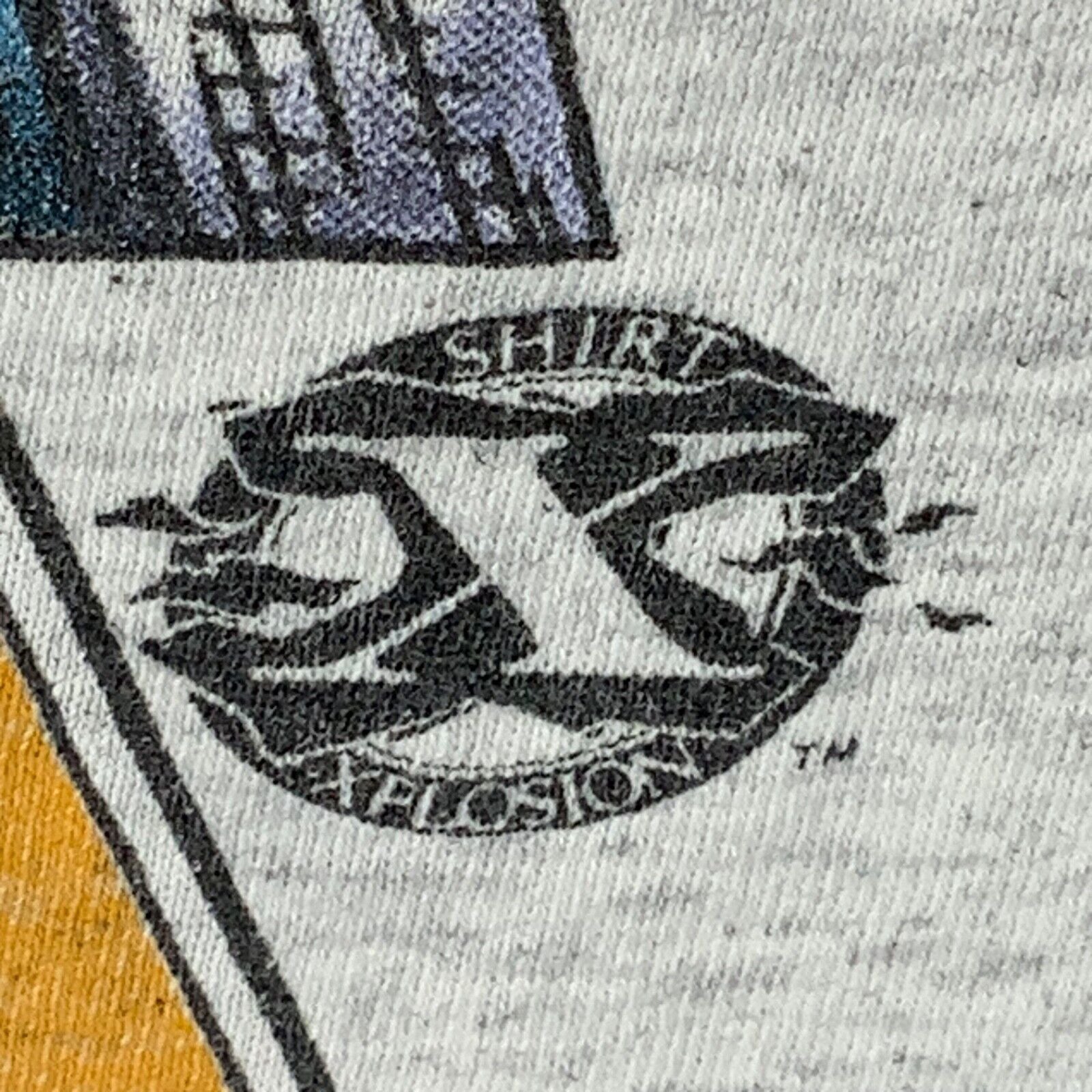 Vintage Pittsburgh Penguins Caricature Delta T-shirt XL Gray Single Stitch Nhl