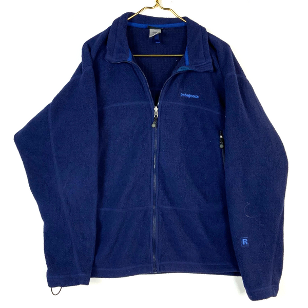Vintage Patagonia M's R3 Radiant Fleece Sweater Jacket Size XL Blue Full Zip