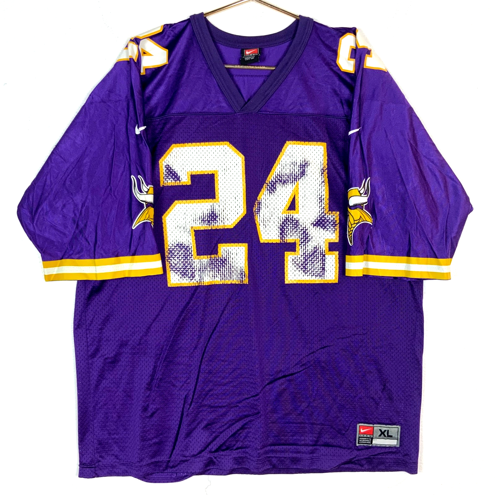 Vintage Minnesota Vikings Jersey XL Nike Robert Griffith Purple Nfl
