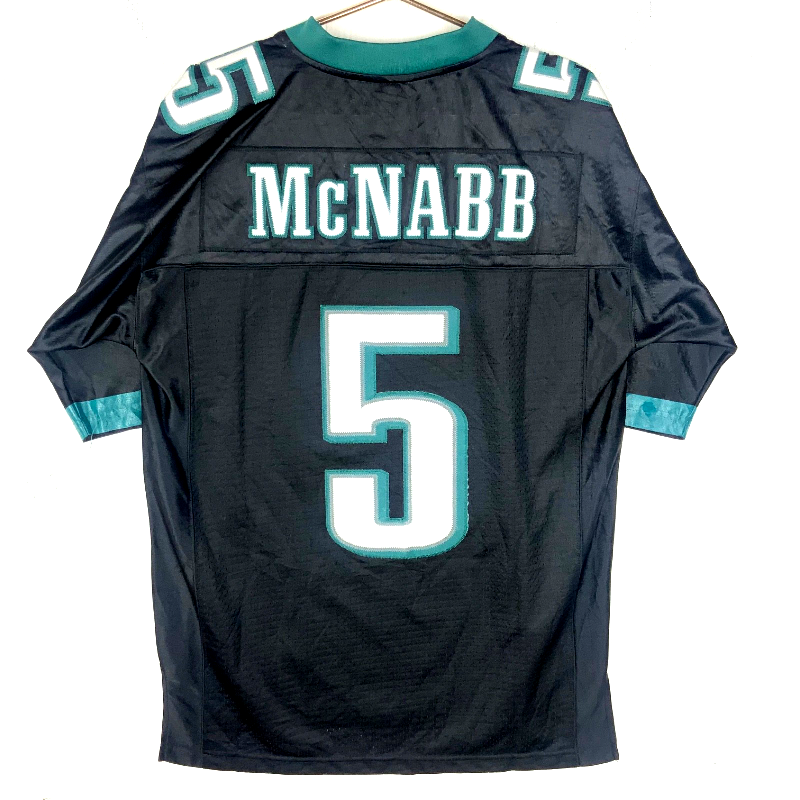 Vintage Philadelphia Eagles Jersey Medium Reebok Donovan McNabb Black Nfl