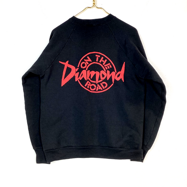 Vintage Neil Diamond Sweatshirt Crewneck Size Large Black On The Road Tour