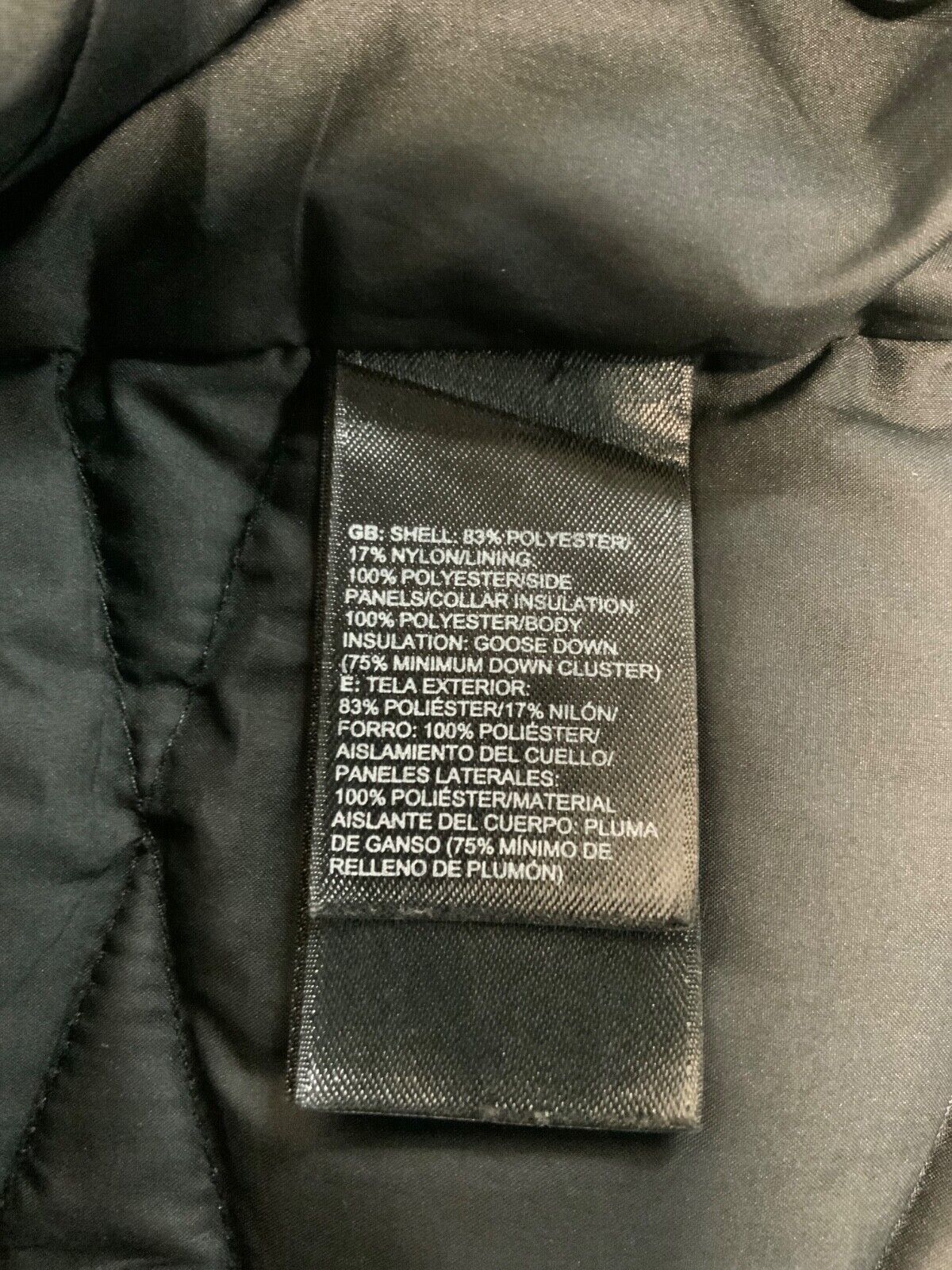 The North Face 550 Down Women's Puffer Vest Medium Gray Full Zip